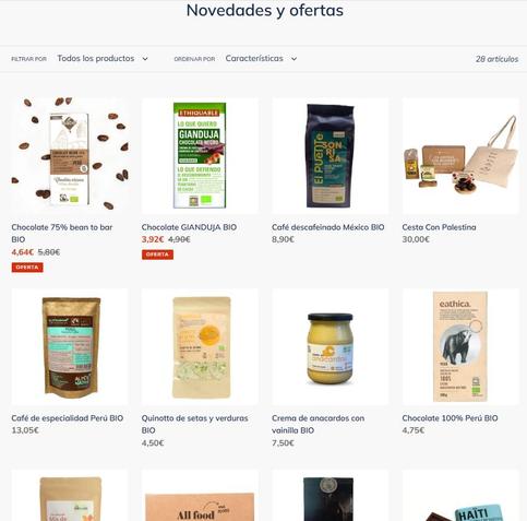 Novedades y ofertas de Comercio Justo en la tienda SETEM