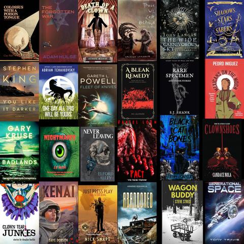 A collage of books read by Michael Shotter in 2025