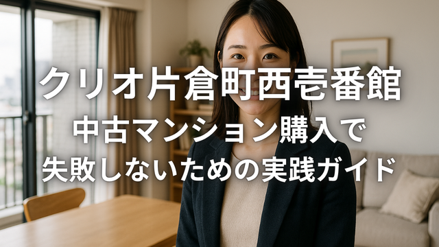 クリオ片倉町西壱番館中古マンション購入で失敗しないための実践ガイド