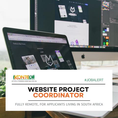 Website Project Coordinator (JB5683) at Kontak Recruitment - Remote (SA) | 