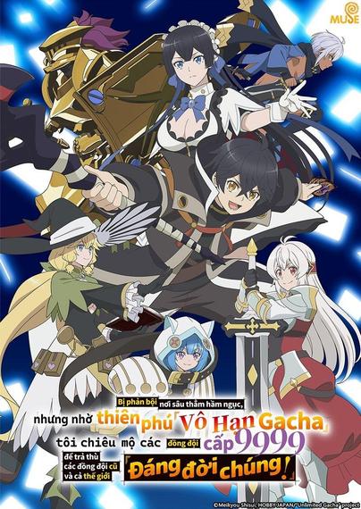 Poster Vô Hạn Gacha - anime hành động hấp dẫn 