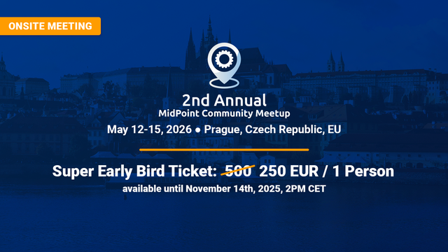 Level up your identity management and governance strategy at the MidPoint Community Meetup 2026! Gain practical insights, explore best practices, and connect with #IGA experts from around the world! 🎟️ Super early bird tickets are out - save up to 50%