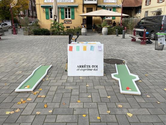 Installation des deux mini golf