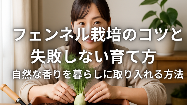 フェンネル栽培のコツと失敗しない育て方 自然な香りを暮らしに取り入れる方法