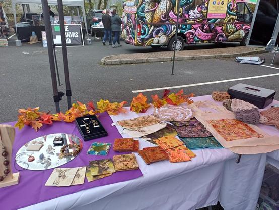 Stall set up at Bathgate
