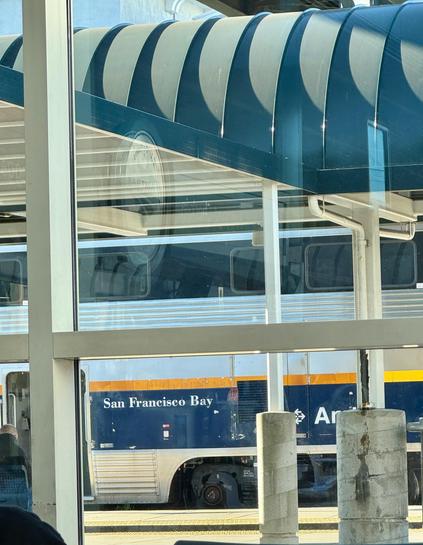 San Francisco Bay car on the Amtrak Capitol Corridor