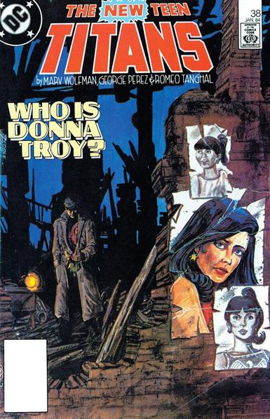 The New Teen Titans #38, released on Jan 4, 1984, cover art by George Pérez