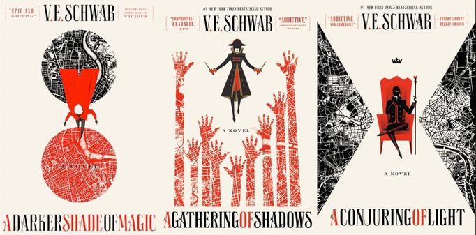 Shades of Magic trilogy by VE Schwab