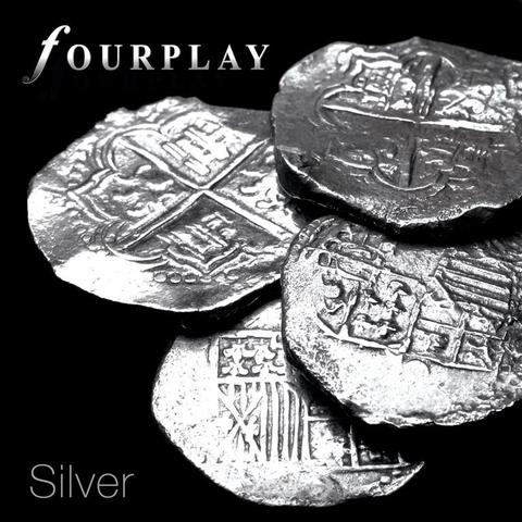 An image of the cover of the record album 'Silver' by Fourplay