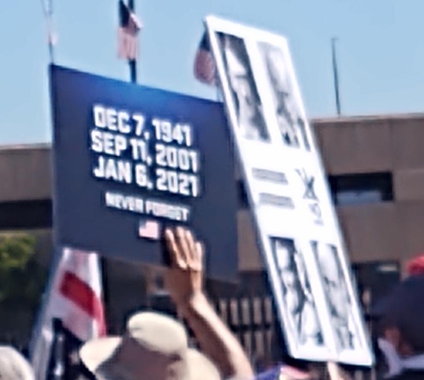 Dec 7, 1941
Sep 11, 2001
Jan 6, 2021
Never Forget