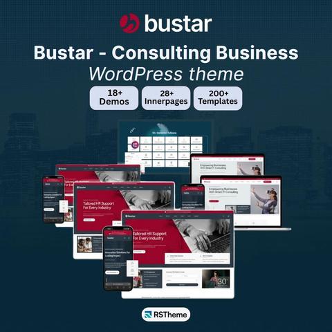 🚀 Build Your Consulting Website Fast with Bustar – Consulting Business WordPress Theme
✅ 18+ Demos | 28+ Pages | 200+ Templates
✅ Elementor & 100% Responsive
Perfect for Business Consulting, HR, Finance & Corporate Agencies.
👉 Crafted by RSTheme for performance & design

#WordPressTheme #ConsultingBusiness #RSTheme #Elementor #WebDesign
