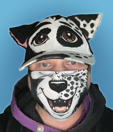 Same closeup. Head held more naturally, revealing my eyes.  Same background.