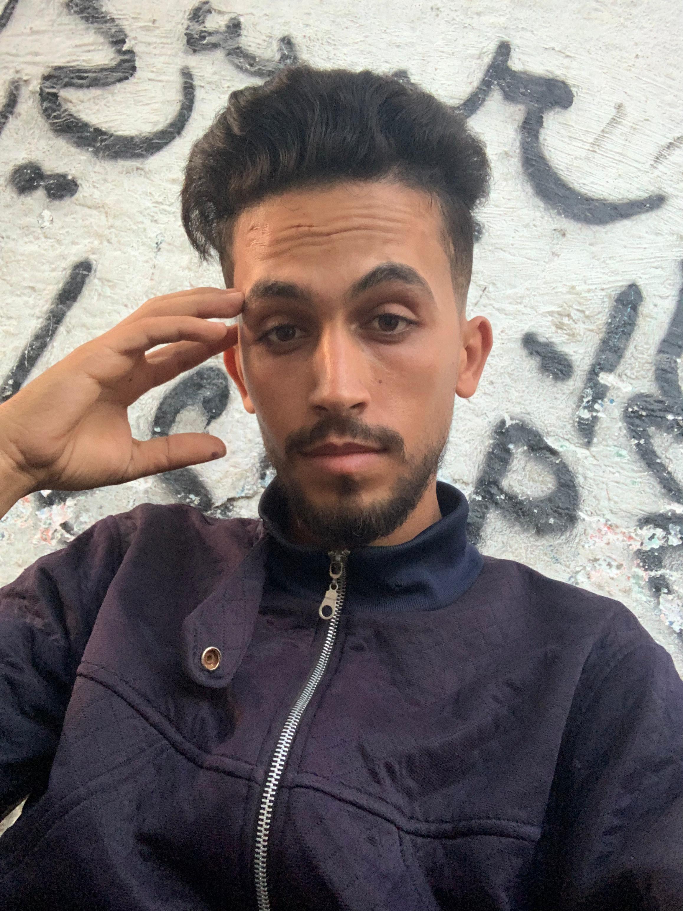 Mohammed Shobair, 22 years old, from Gaza