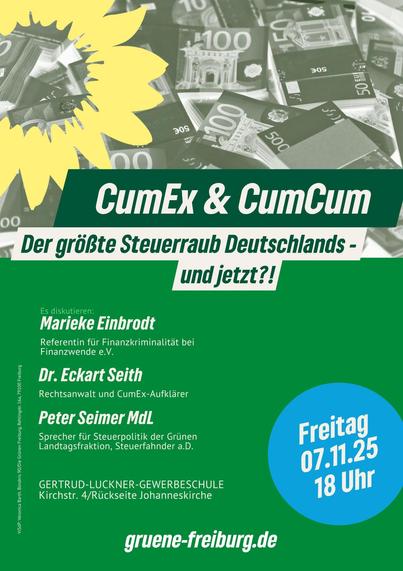 Plakat zur Podiumsdiskussion