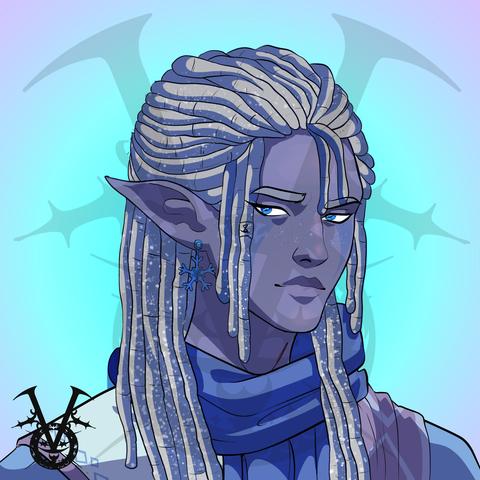 a custom DnD character in all four seasons