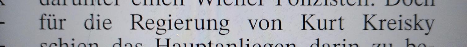 Ausschnitt aus der FAZ, 21.10.2025, S.7 (von Alexander Haneke verfasste Rezension von Dalos, Neutralität und Kaiserschmarren): "Regierung von Kurt Kreisky"