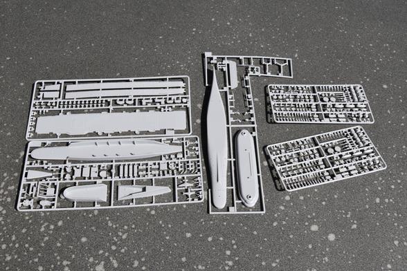 Revell CVL-22 Independence 1/700 scale model.