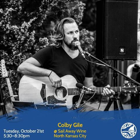 Promotional image for Colby Gile performing live at Sail Away Wine