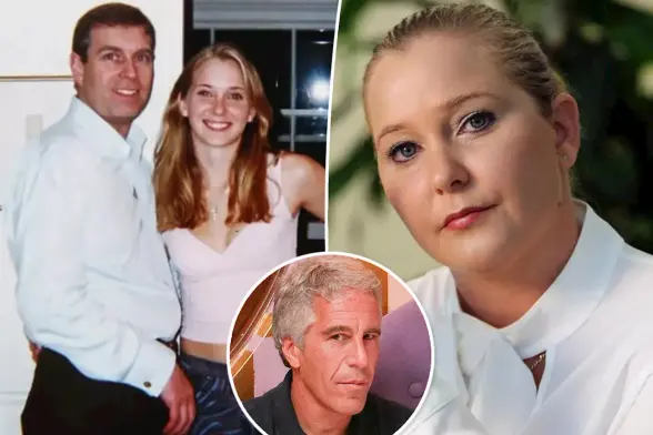 Virginia Giuffre, Jeffrey Epstein et le prince Andrew.