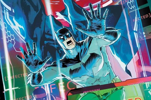 Batman screams in quarantine in Detective Comics 1102.