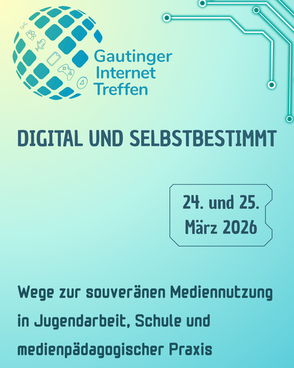 Flyer mit Text auf gelb-grünem Hintergrund