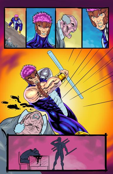 0421 AM @ 22 OCT 25  Woke up sneezing so I just started BLASTING COLORS on this comic book page!

Parody of 1990's IMAGE COMICS! 

SHTICK!

work in progress!  Almost there!

#comics #parody #imagecomics  #longbeach #cover #coloring #art #artist #life #maker #story #comicbooks #digital #wakeup #character #michaeloeur #rathaoeur