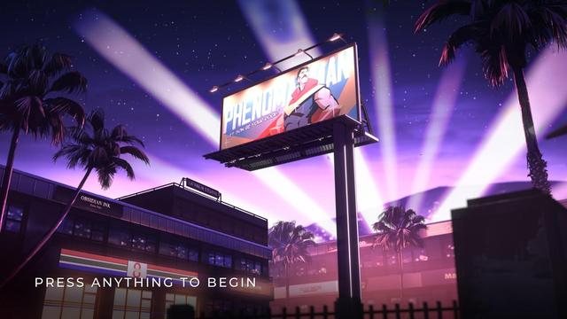 A screenshot of the start screen for the Dispatch video game