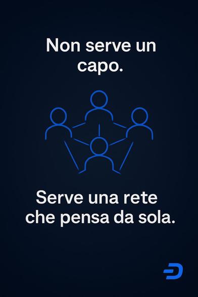 🧠 DAO
Non serve un capo.
Serve una rete che pensa da sola.
#Dash #Crypto #DAO #SelfFunded  
#Freedom #Privacy #BuilToLast #DigitalCash
https://x.com/ItaliaDash/status/1981204038378278982