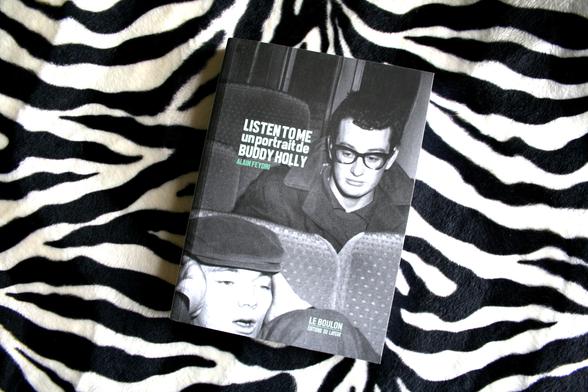 Livre LISTEN TO ME Alain Feydri biographie de Buddy Holy dispo à la librairie la petroleuse 23 €