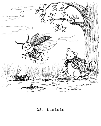 Inktober 2025 jour 23, Luciole par Lysiane Binet