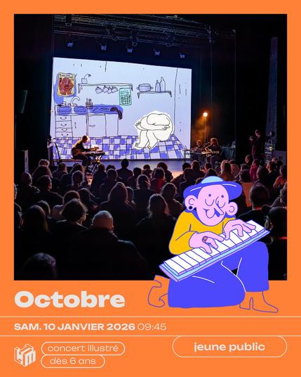visuel annonce spectacle jeune public : Octobre
