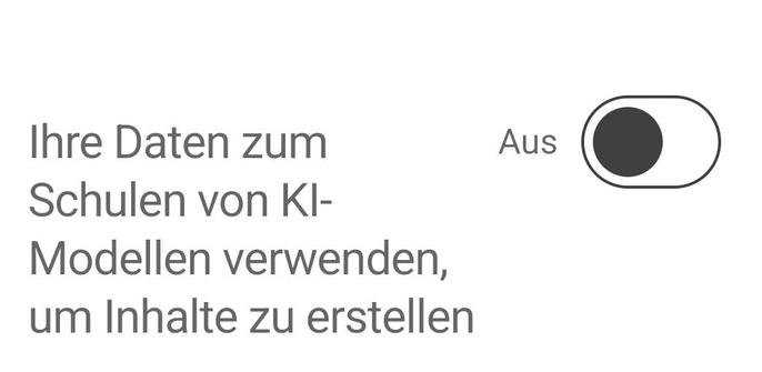 Ihre Daten zum Schulen von KI-Modellen verwenden, um Inhalte zu erstellen
