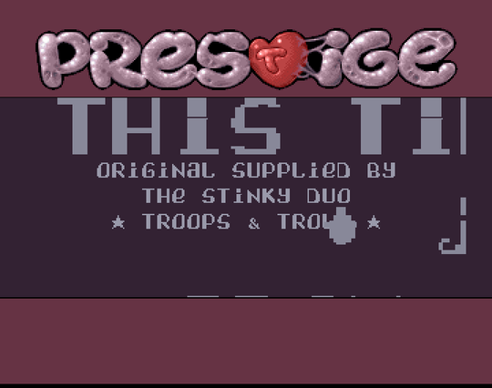 Screenshot of "Jetstrike" - Crack: Prestige (PSG) - Published by Rasputin on Commodore Amiga (1993)