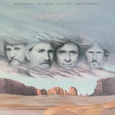 Album art from the album Highwayman by The Highwaymen, Willie Nelson, Johnny Cash, Waylon Jennings, Kris Kristofferson