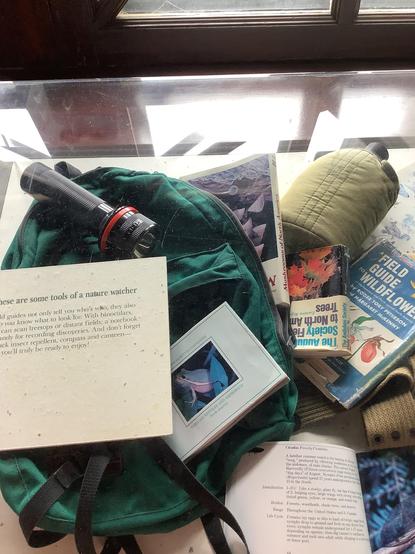 are some tools of a nature watcher guides not only tell you who who they also you know what to look for with #binocular  scan treetops or distant fields a notebook insect repellent #compass and canteen you’ll truly be ready to enjoy