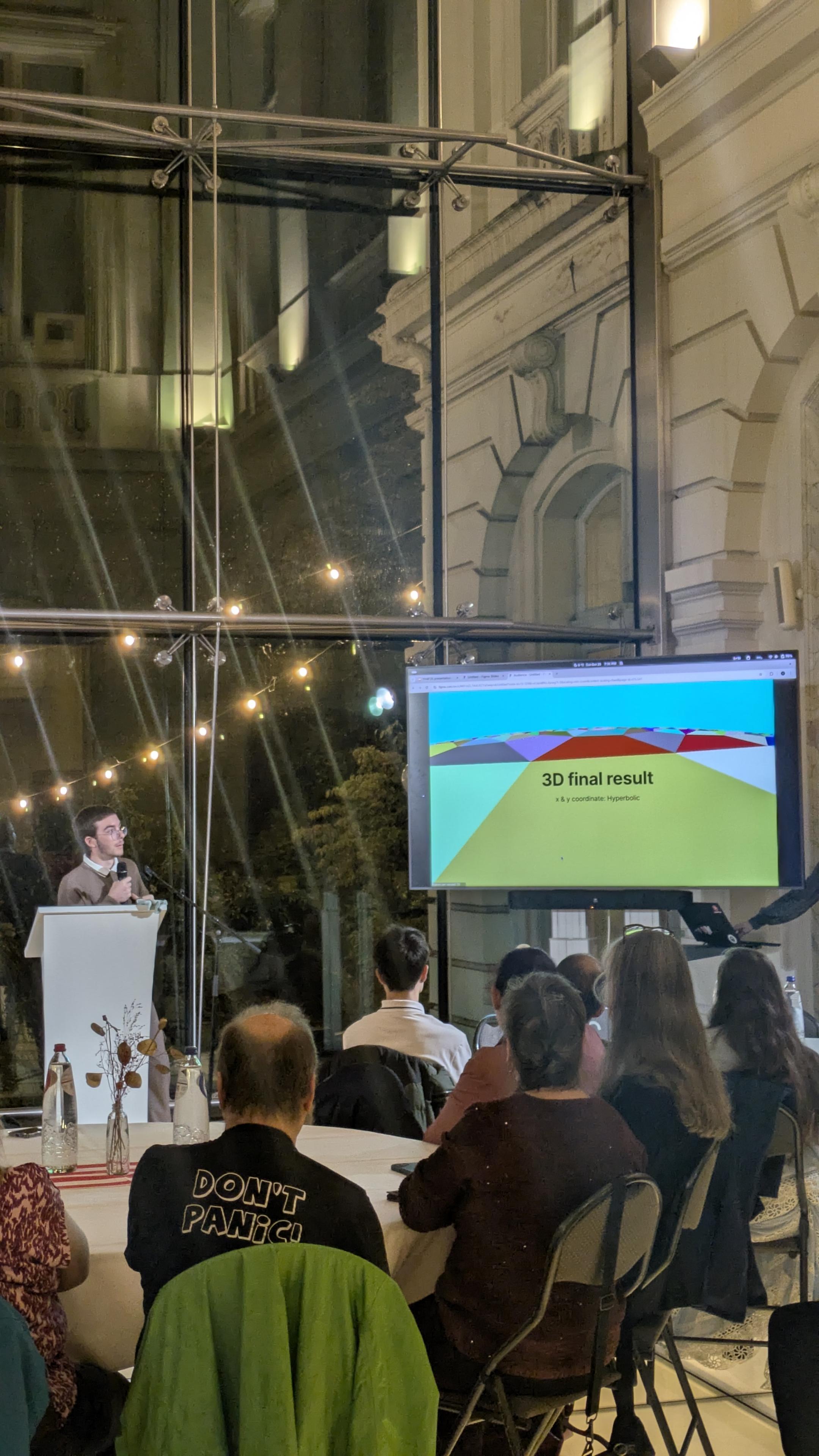 Another YH4F winner presenting his project