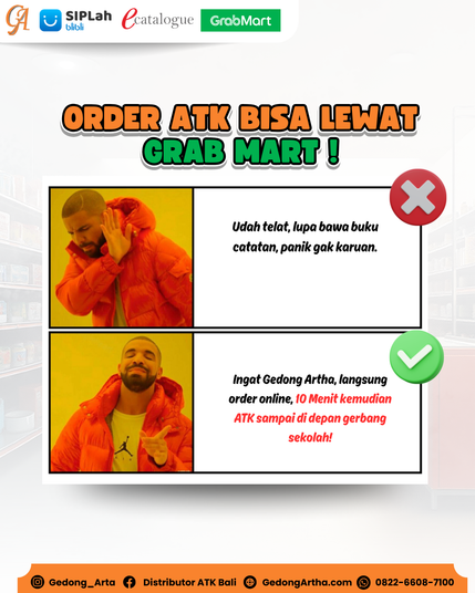 Gedong Artha Hadir di Grab Mart