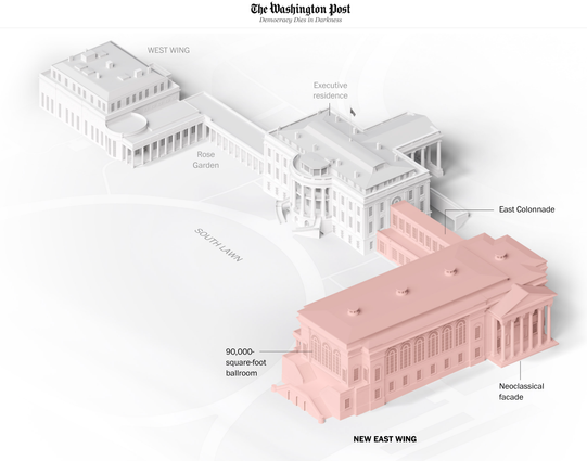 wash post rendering of the huge addition.