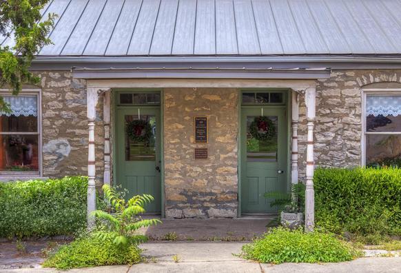 The Frederick Weistar House, also known as the Stone Cottage, was built around 1859 by Frederick Weistar, a Swiss immigrant who settled in Chester, Illinois