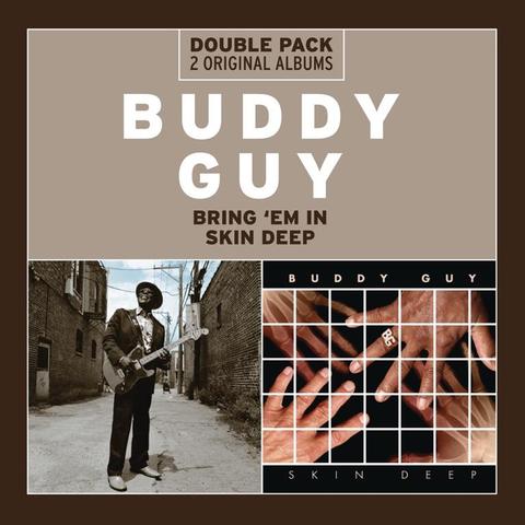An image of the cover of the record album 'Bring 'Em In' by Buddy Guy