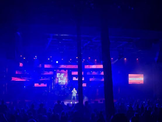 Smash mouth is playing at Disney World for some reason