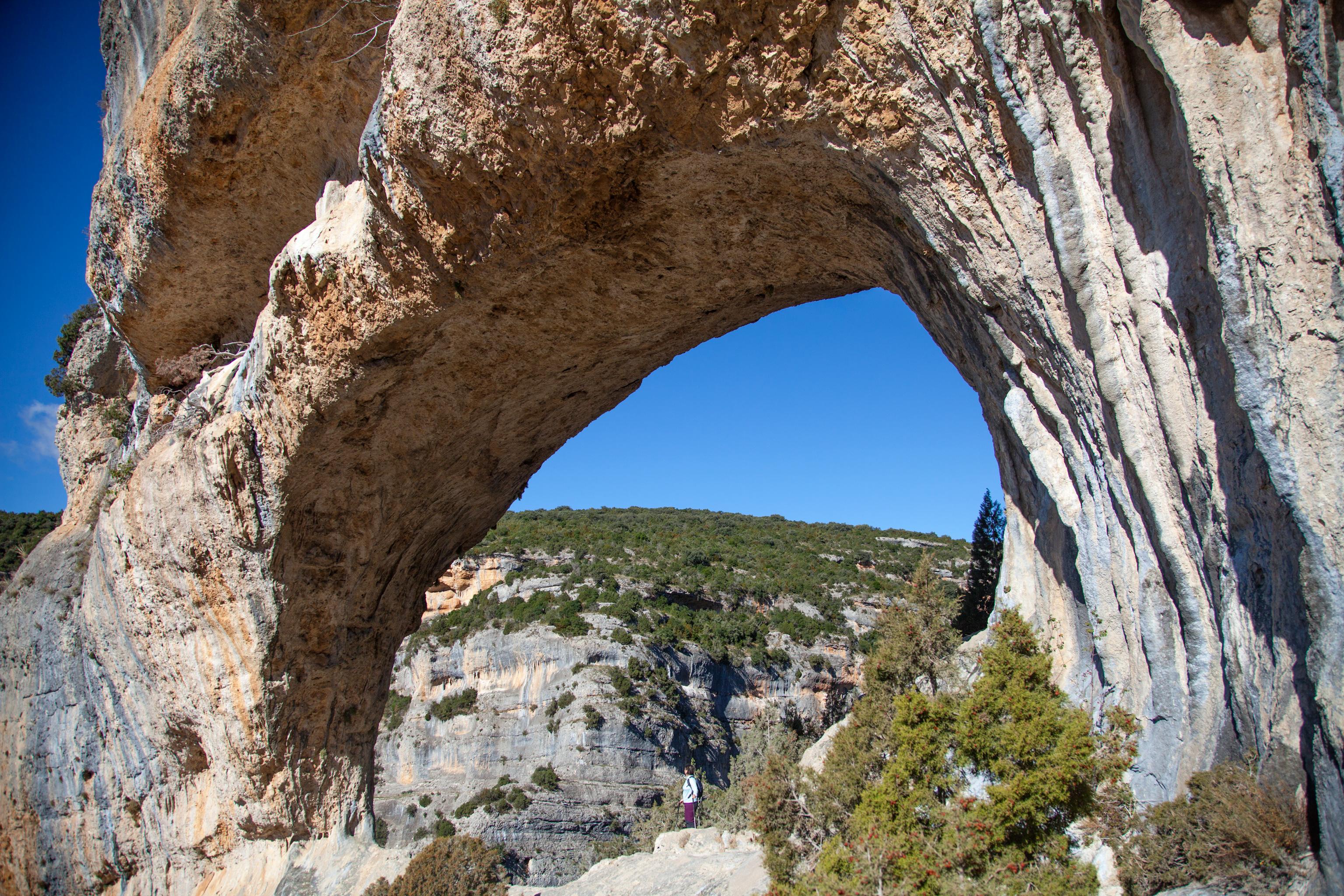 Fotografía del Portal de la Cunarda en la Sierra de Guara (HUESCA)