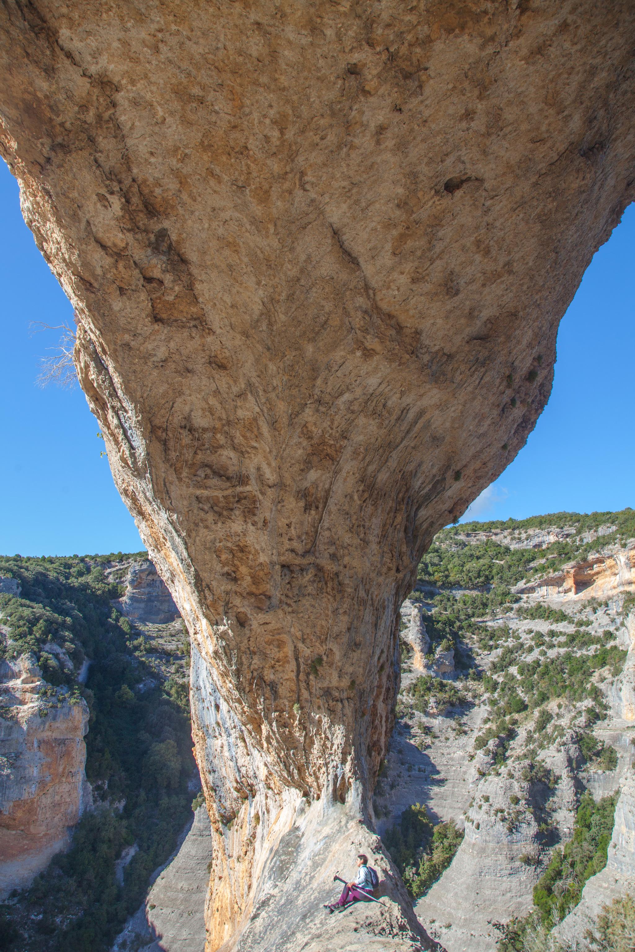Fotografía del Portal de la Cunarda en la Sierra de Guara (HUESCA)
