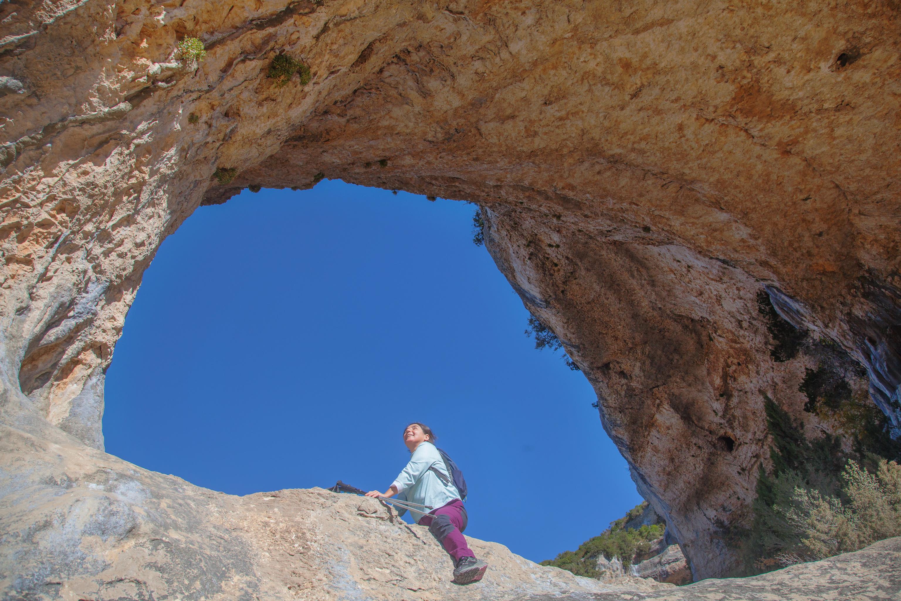 Fotografía del Portal de la Cunarda en la Sierra de Guara (HUESCA)