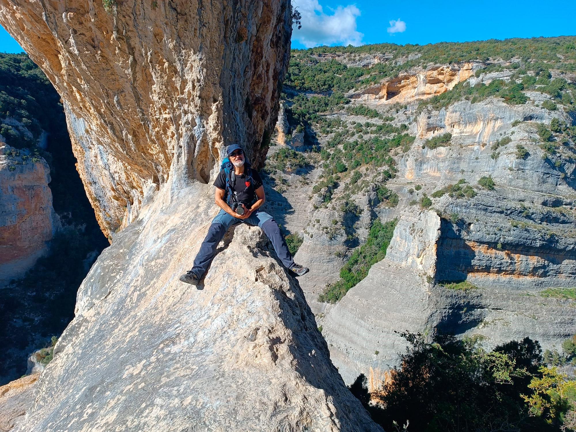 Fotografía del Portal de la Cunarda en la Sierra de Guara (HUESCA)