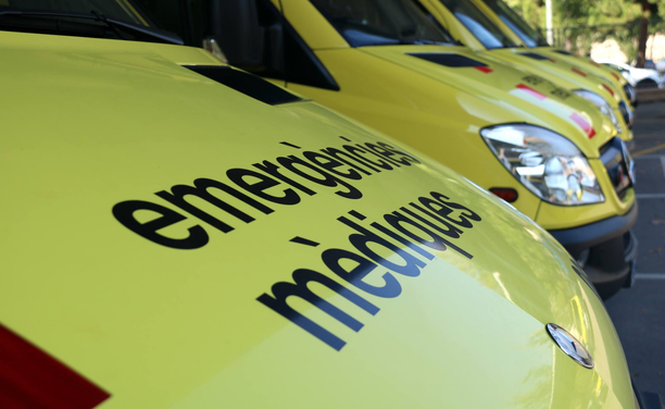 Fins al lloc de l'accident s'han desplaçat el SEM, els Bombers i els Mossos (ACN)