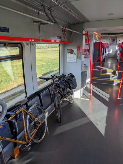 Fahrrad-Abteil im Talent
