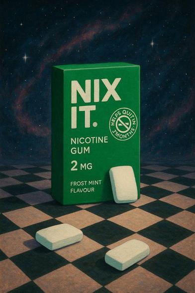 This essay interrogates Nixit—a nicotine lozenge produced by Piramal Pharma—as an artifact of contemporary bio-political control. By examining its chemical composition, rhetoric of health, and psychopolitical subtext, the paper situates Nixit within the neoliberal economy of purification, where addiction is not eliminated but reformatted for consumption. Drawing on Freud’s psychoanalysis and Foucault’s biopolitics, alongside the cinematic allegory of Anurag Kashyap’s No Smoking (2007), the article reveals how the pharmaco-industrial complex transforms rebellion into obedience, recoding the smoker’s desire into a commodified act of self-regulation. Incorporating Nietzsche’s genealogy of internalized violence and Derrida’s notion of hauntology, it further argues that the lozenge embodies the spectral persistence of repression under the guise of care. In the age of “managed freedom,” even the act of quitting becomes a performance of compliance—sweetened, packaged, and sold as virtue.