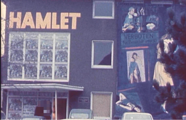 Gebäude mit Aufschrift Hamlet