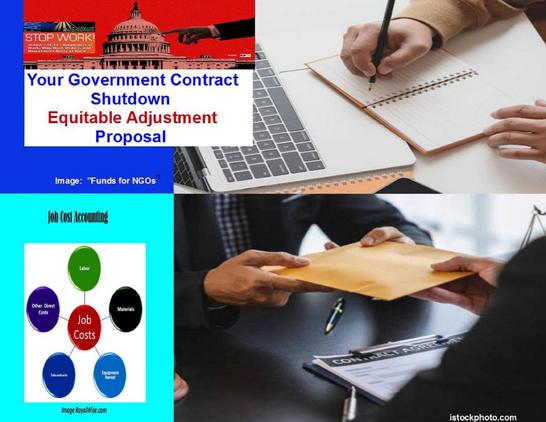TRACK SHUTDOWN COSTS NOW.
Contractors have 30 days after work resumes to file for equitable adjustments, but the accounting and documentation must start with receipt of Stop Work Order.